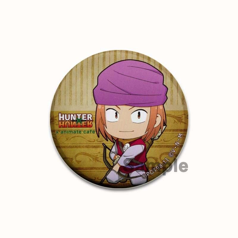 58mm Anime Hunter X Hunter Brooches Cartoon Cosplay Badges for Backpack Clothes Fashion Jewelry Accessories Manga Icon Pin Decor