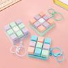 9-Keys Fidget Keyboard Keychain Stress Anxiety Relief Keyboard Clicker Keychain Portable Decompression Button Sensory Toy