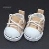 1 Pair Doll Shoes Mini Lace-Up Canvas Sneakers for 17cm Dolls Fingerboard Mini Finger Shoes Toy Accessory Realistic Design Creative Gift