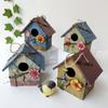 Handmade Bird Nest 1pc Wood Hanging Bird House Nest Outdoor Garden Decor Bird Nest Decor for Birds Bird House Strong Craftsmanship