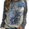 Autumn Winter 3D Digital Printed Round Neck Hoodie for Women Hoodies & Sweatshirts (women’s)