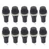 10PCS Durable Screw Cap Panel Mounted Holder Black Flat Tube Type Fusehold  Electronic Equipment