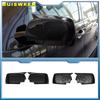 Rearview Side Wing Mirror Cover Cap Glossy Black New M Look Mirror Covers for BMW X5 E53 1999-2006 Replacement