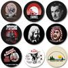 32/44/58mm Horror MoviesTinplate Pin Round Snap-in Brooches for Backpack Cothes Accessories Badge Hat Decoration Fans Gifts