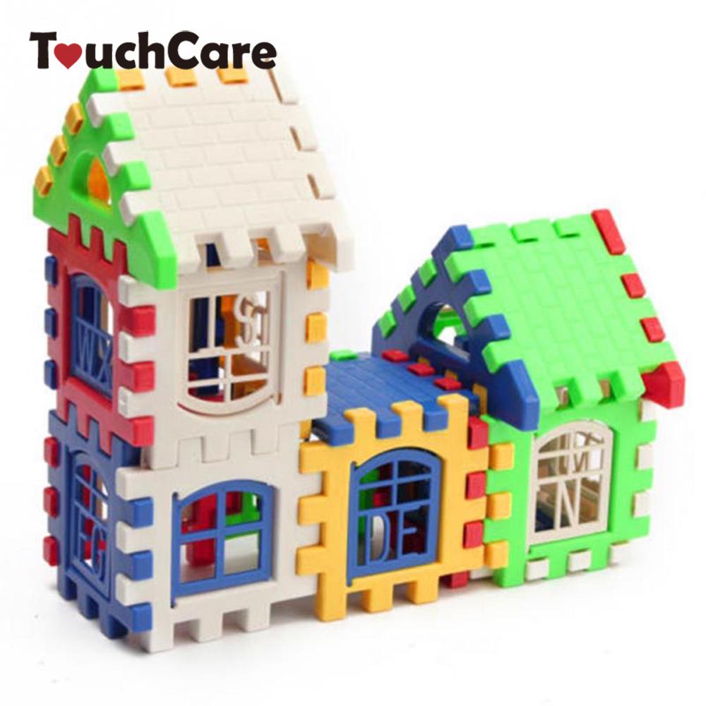 Baby Plastic Gear Sets Kids Plastic Gears Child House Building Blocks Educational Construction Toy