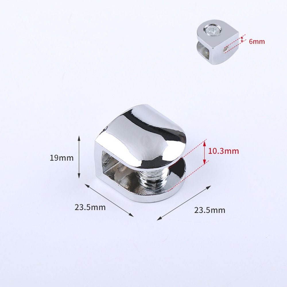 Thicken For 6-12mm Furniture Hardware Glass Clamp Panel Bracket Shelves Clips Shelf Holder Support