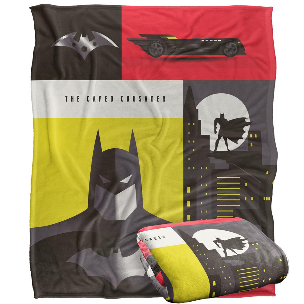 Batman Silky Icons Soft Touch Blanket