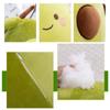 35/50/65cm Green Giant Toy Avocado Sleeping Pillow Gift Stuffed Fruit Avocado Doll  Room Decor