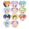 Love Character Badge Collection 11 Pieces BOX Live! Superstar!! [Anime Version] Heart-shaped