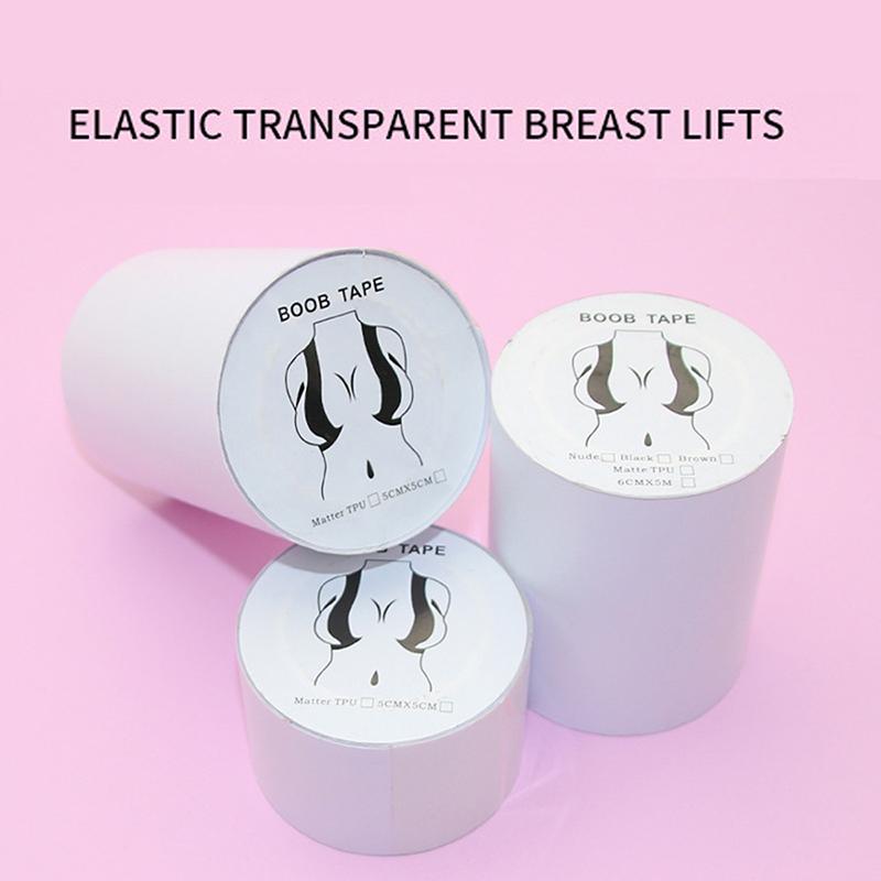 Women Transparent Chest Sticker Breast Lifting Push Up Strapless Invisible Tapes
