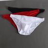 Men Summer Briefs 3D U-convex Low-rise U-convex Thin Panties Solid Color Three-dimensional Pouch Underwear