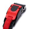 1 Piece Quick Release Helmet Strap Buckle Pull Buckles Black & Red