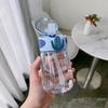 Portable Summer Water Cup with Straw for Women and Children: Cute Design for Students, Pregnant Women, and Adults