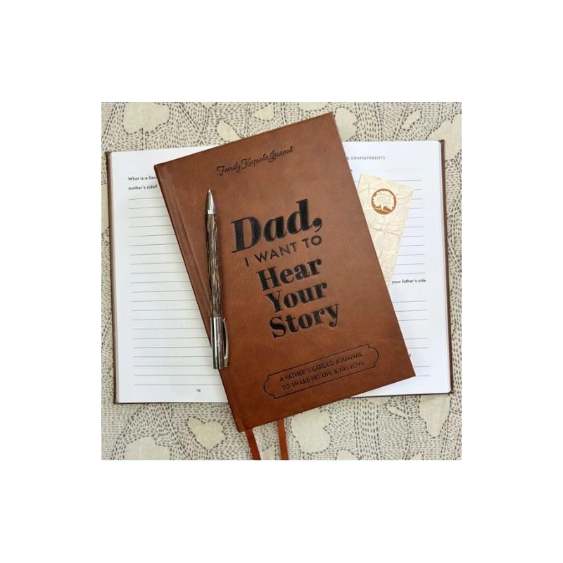 Heirloom Edition Dad I Want To Hear Your Story Nostalgic A5 Notebook For Memories