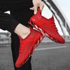 Spring/Autumn Men's Large Size Blade-soled Shoes Flying Weave Fitness Jogging Shoes
