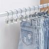 1/3/5/10pcs Stainless Steel Clothespins with Hook Laundry Organizer Portable Hanging Clip Closet Hanger Efficient Clothes Management