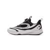 Li Ning Kids Running Shoes Comfortable Durable Rebound Breathable Low Top Kids Sneaker Black Standard-White YKFV052-1