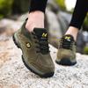 Winter Fur Warm Men's Hiking Shoes Wear-resistant Hunting Tactical Sneakers Women Trekking Mountain Shoes Unisex 36-48