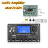12V LCD MP3 Decoder DAC Bluetooth V5.0 Audio Receiver APE FLAC WMA WAV Decoder Support Recording Radio Lyrics Display with Amplifier Board