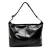 Crossbody Bag for Women and Men A4 School Commuting Loose Manmade Leather Shoulder Bag Adults Lightweight Large Capacity Brand Black [Device]