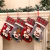 Large Three-dimensional Figure Christmas Socks Christmas Decorations Children's Gift Bag Candy Socks Gift Bag