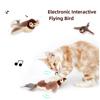 Interactive Cat Toys Rechargeable Chirping Flapping Bird(no Flying) with Catnip for Indoor Cats Kitten Touch Activated Plush Toy