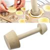 Wooden Egg Pastry Tart Tamper Pusher Mold Kitchen DIY Baking Cake Cooking Tool