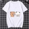 Harajuku Bubu Dudu High Quality Plus Size Couple T Shirt Funny Anime Women Top Graphic Comic Manga Unisex Summer Clothes