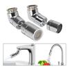 Connector Shower Tap Swivel Head Sprayer 360° Rotatable Adjustable Water Filter Faucet Sprinkler Aerator Splash-proof
