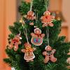 Resin Cookie Man Gingerbread Man Pendant Christmas Tree Decoration Pendant Decorations Christmas Pendant