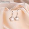 Korean Style Elegant Floral Earrings with S925 Sterling Silver and Freshwater Pearls
