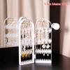 Folding Earrings Studs Display Rack Necklace Jewelry Shelf Stand Holder Panels Screen Organizer Storage Box