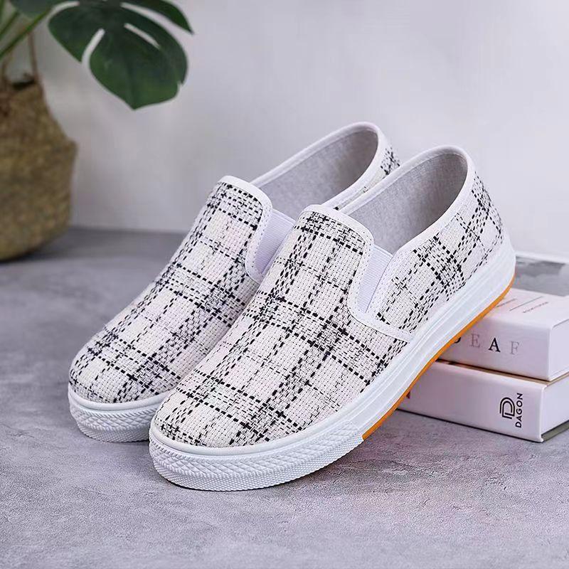 Spring and Autumn Canvas Shoes with Soft Soles Are Comfortable and Durable, Versatile and Simple Women's Shoes