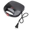 750W Electric Sandwich Maker with Non Stick Coating Double Sided Heating Safe Handle Easy Cleanup
