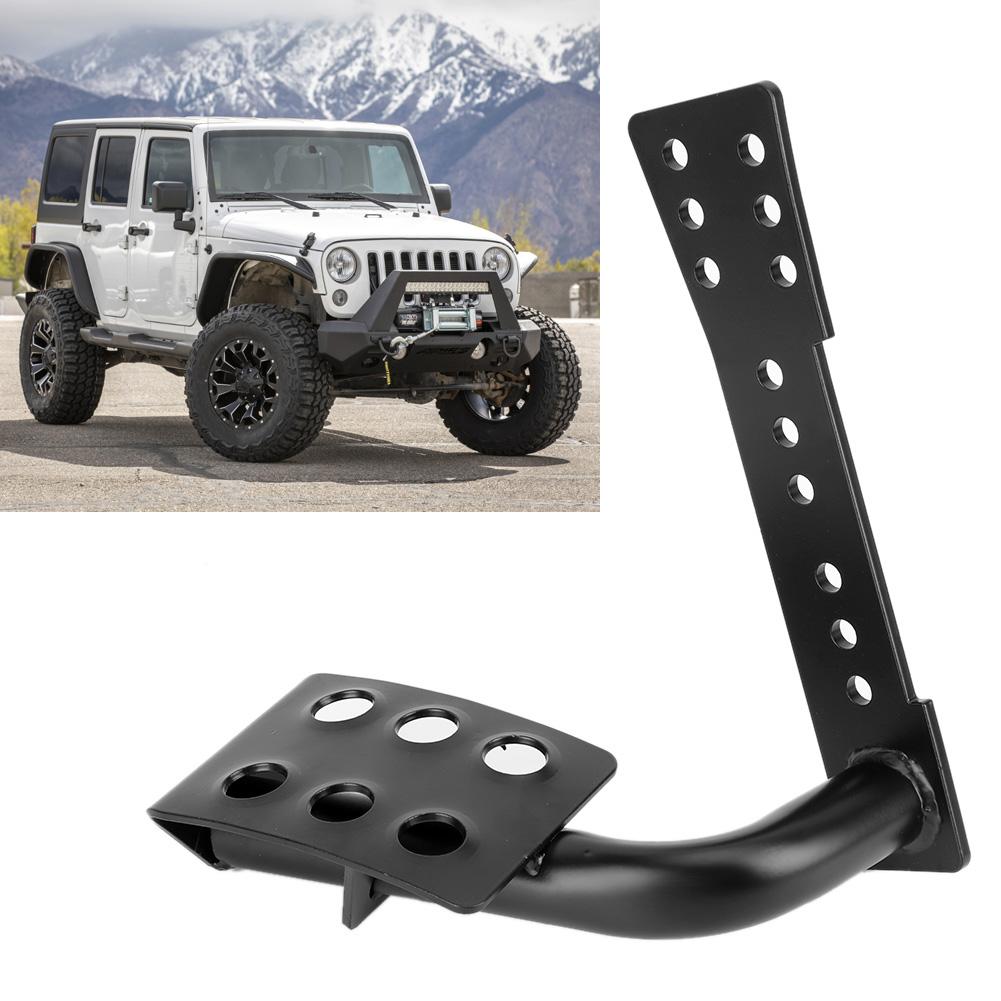 Car Metal Pedal Left Side Foot Rest Decoration Accessory Fit for Jeep Wrangler JK 2008 2017