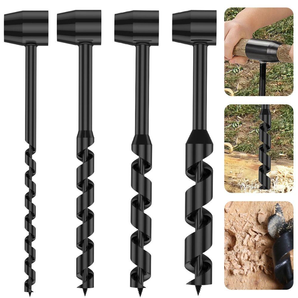 Multipurpose Outdoor Carbon Steel Drill Bit Hand Drill Auger Drill Survival Tools