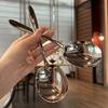 Extra Large Stainless Steel Long Handle Serving Spoons - Durable and Thickened Design, Suitable for Use In Homes, Hotels, Canteens