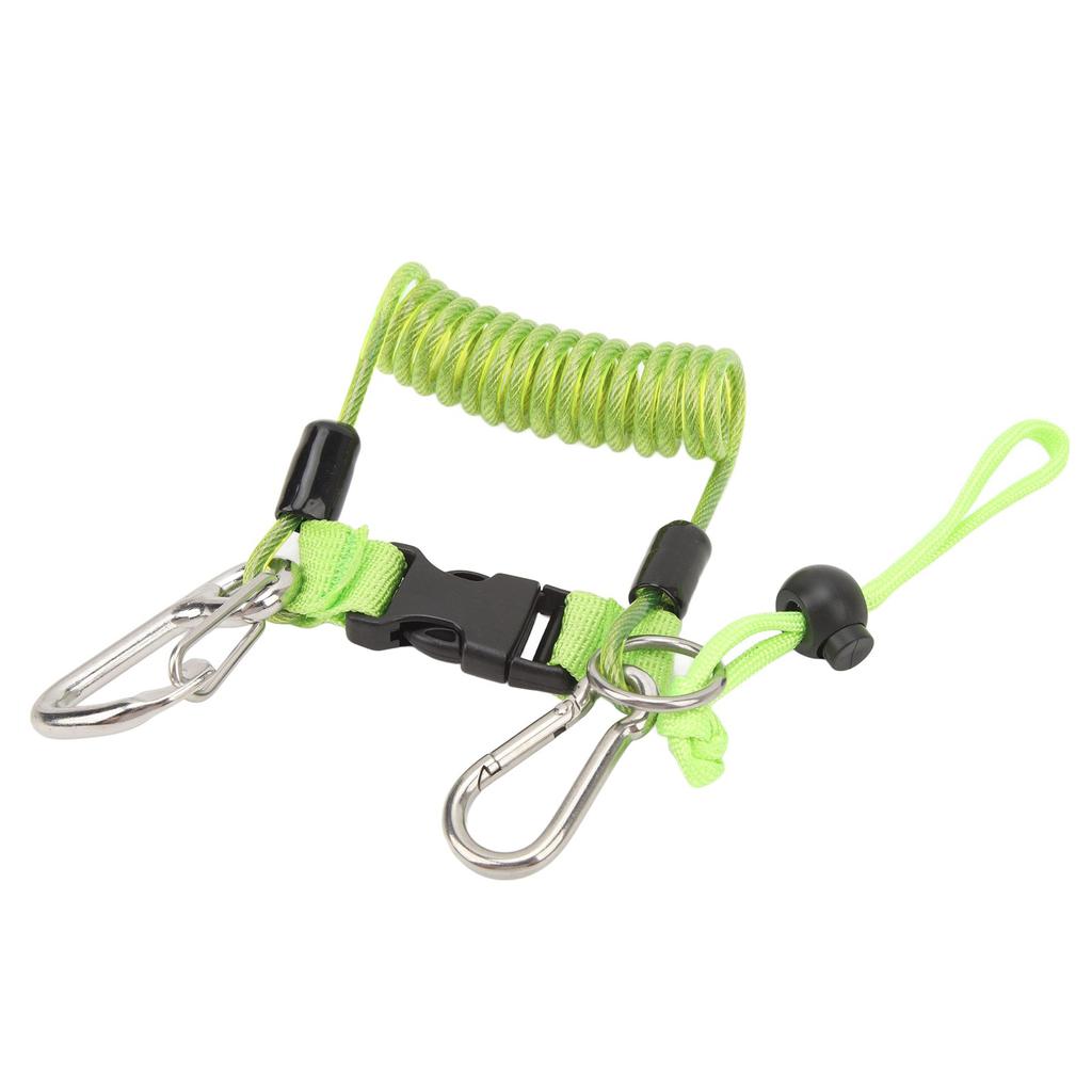 Diving Hook Rope Stainless Steel Flexible Anti Lost Diving Camera Rope Diving Reef Hook Spring Rope