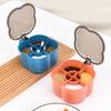 Salt Spice Jar Plastic Portable Combination Set 4-Grid Seasoning Box Spice Container Multifunctional Tools Kitchen Accessories