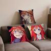 Anime Itsuki Nakano Maple Design Cushion Cover Happy Autumn Harvest Decor Holiday Decorati Pillow Cover