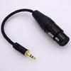 1/8 3.5mm Male To 4-pin Xlr Female Balanced Audio Adapter Headphone TRS Car Audio Adapter 4 Core Silver Plated Cable