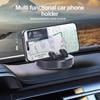 Rotatable Car Phone Holder Stand Desk Dashboard Sticking Smartphone Support GPS Navigation Car Mount With Parking Phone Number Plate