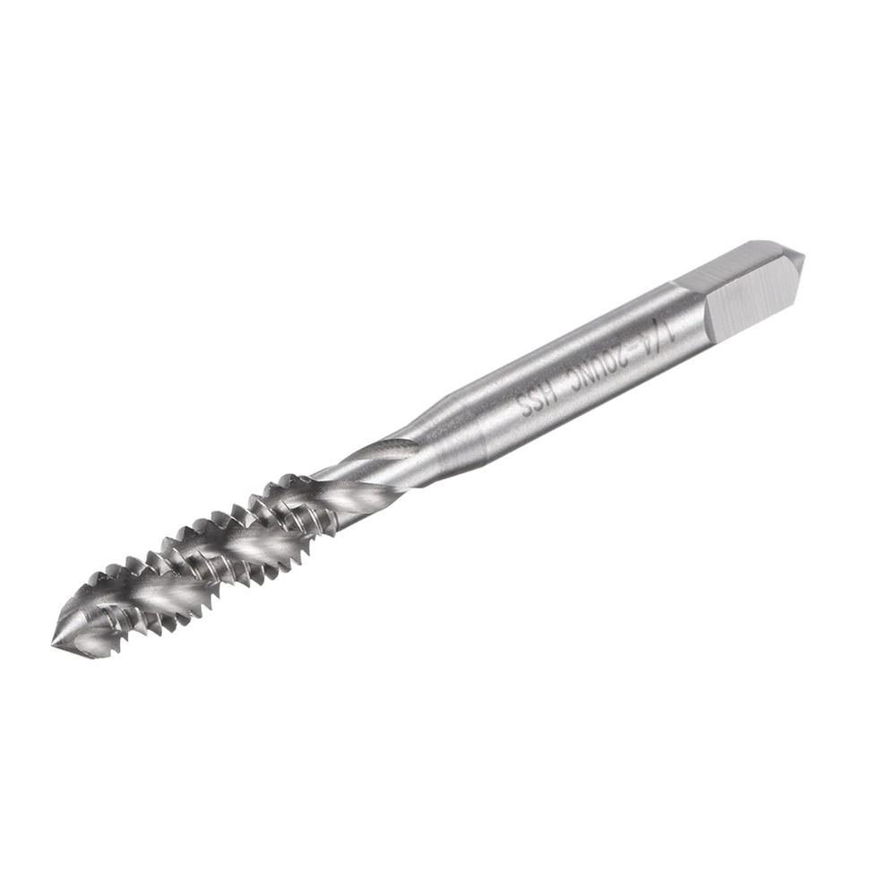 HSS (High Speed Steel) Spiral Flute Threading Tap 1/4-20 UNC  Wide Application