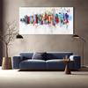 Abstract Colorful Lines Canvas Painting Posters and Prints Fashion Wall Art Pictures for Modern Living Room Cuadros Decor