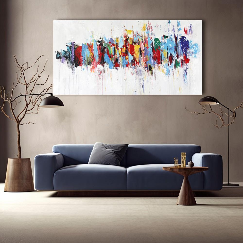 Abstract Colorful Lines Canvas Painting Posters and Prints Fashion Wall Art Pictures for Modern Living Room Cuadros Decor