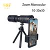 Optical Waterproof 10-30x30 Monocular Bak4 Prism Hd Mini Zoom Monocular Telescope For Smartphone Bird Watching