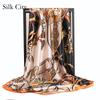 High-quality Luxurious Silk Scarves Headband Scarfs Neck Scarf For Women Chain Silk Scarf Women's Decorative Shawl