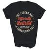 The Legend Has Officially Retired Funny Retirement Unisex Shirt Gift