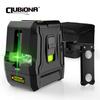 Laser Green 2 Lines Self-leveling 360 Degree Rotary Vertical Horizontal Laser Measuring Tool