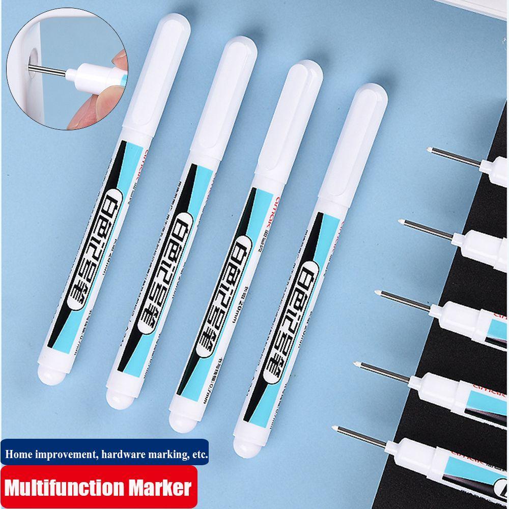 Bathroom Multifunction Depth Marker Pen Long Head Markers Hareware Processing Deep Hole Marker